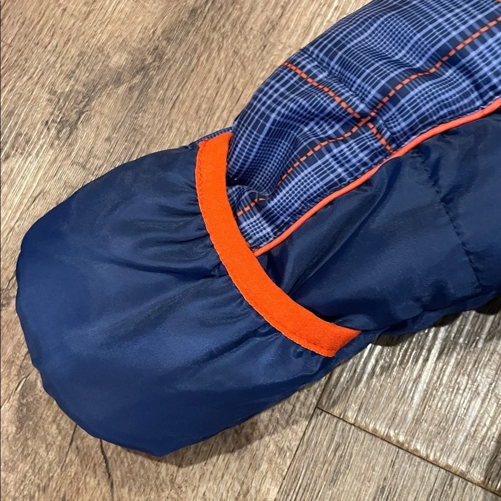 Baby Xtreme Navy and‎ Plaid Snowsuit Zip Up 12M